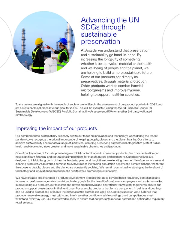 2022 Sustainability Report | The Power of Science & Sustainability - Page 28